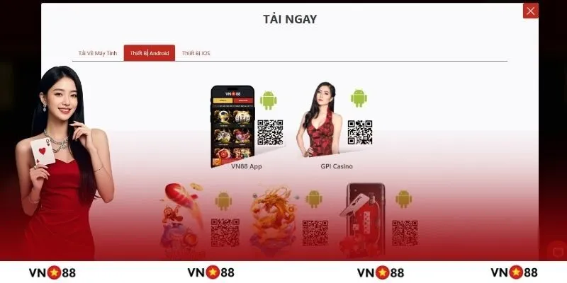 Chọn liên kết phù hợp để download file ứng dụng